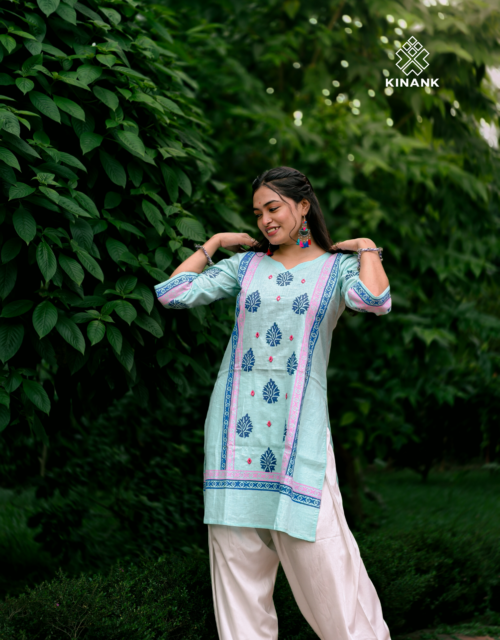 KINANK Neelima – Handcrafted Remi Cotton Dress